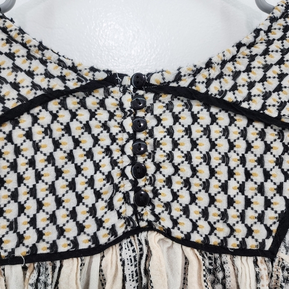 Free People Women's Runnin On A Dream 100% Cotton Embroidered Crop Top - S - Picture 9 of 10